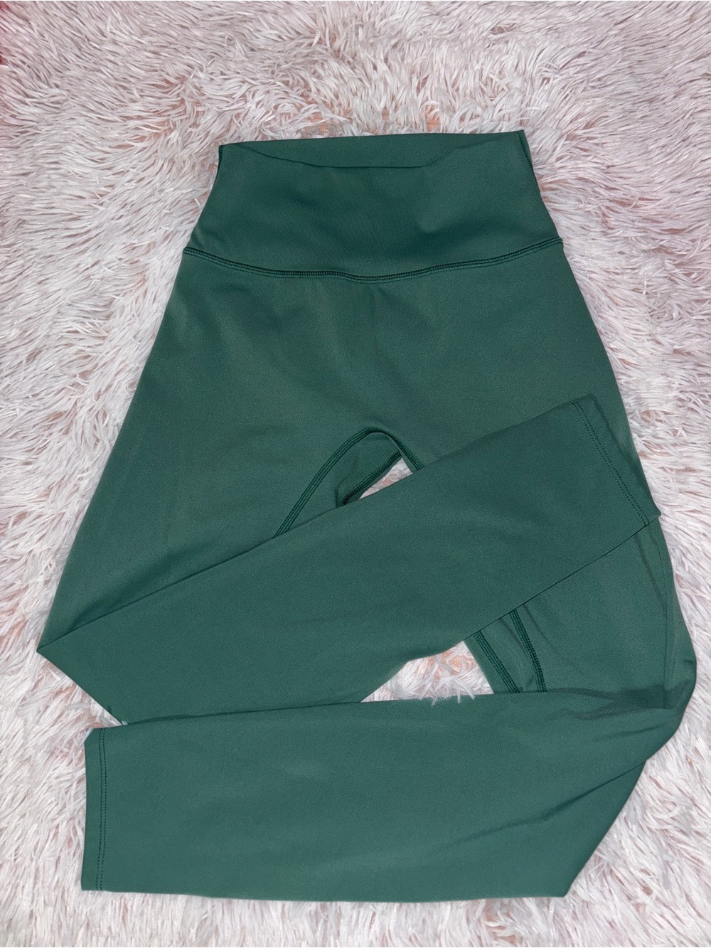 High-Waisted Kids Activeleggings in Dark Green